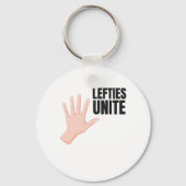 Lefties Unite left Handty Gift Sleutelhanger (Voorkant)