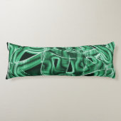 Leftover groene acrylstrip, overdekt lichaamskussen (Voorkant)