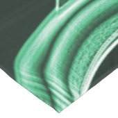 Leftover groene acrylstrip, overdekt tafelkleed (Gekanteld)