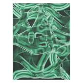 Leftover groene acrylstrip, overdekt tafelkleed (Voorkant)