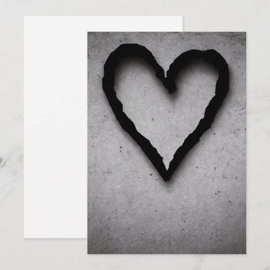 Leftover hart, nr. 01 feestdagenkaart (Voorkant / Achterkant)