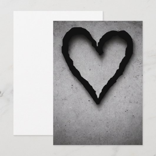 Leftover hart, nr. 01 feestdagenkaart (Voorkant / Achterkant)