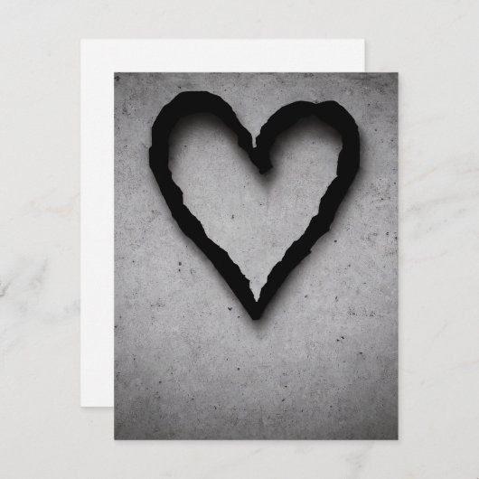 Leftover hart, nr. 01 feestdagenkaart (Voorkant / Achterkant)