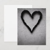 Leftover hart, nr. 01 notitiekaartje (Voorkant / Achterkant)