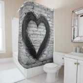 Leftover hart, nr. 02 douchegordijn (In situ)