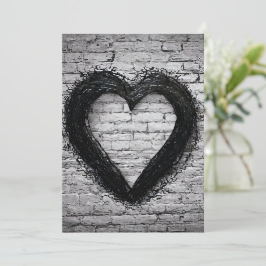 Leftover hart, nr. 02 feestdagenkaart (Staand voorkant)