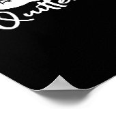 Leftovers Are For Quitters Cute V-Neck Poster (Hoek)