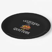 Leftovers Are For Quitters Funny Thanksgiving Men  Papieren Bordje (Gekanteld)