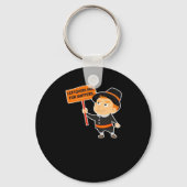 Leftovers Are For Quitters Thanksgiving Classic Fu Sleutelhanger (Voorkant)