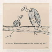 Leftovers Glazen Onderzetter (Voorkant)