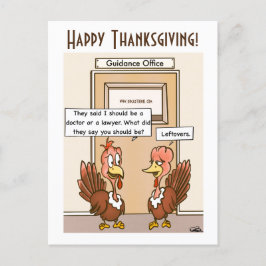 Leftovers-Thanksgiving Feestdagenkaart