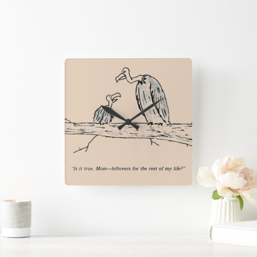 Leftovers Vierkante Klok (Huis)