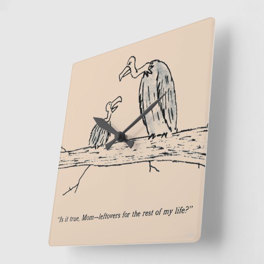 Leftovers Vierkante Klok (Hoek)