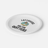 Leftovers zijn bedoeld voor geschikters papieren bordje (Gekanteld)