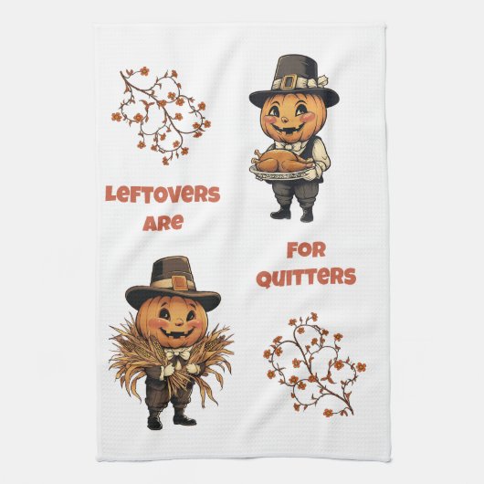 Leftovers zijn voor Kuitters Theedoek (Verticaal)