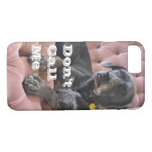 Lefty "Bel me niet" iPhone Case (Achterkant (Horizontaal))