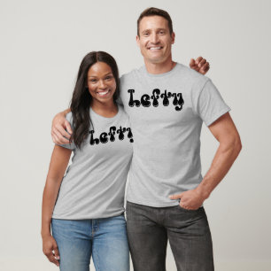 Lefty Graffiti-achtige typografie T-Shirt