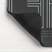 Lefty left Handed Modern Typografie Muismat (Hoek)