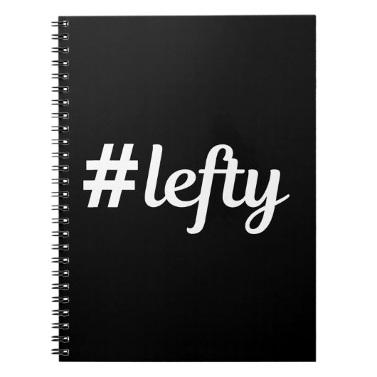 # Lefty left Hander Notitieboek (Voorkant)