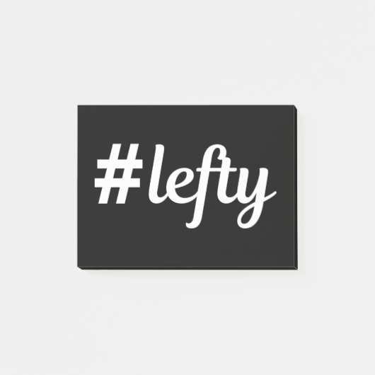 # Lefty left Hander Post-it® Notes (Voorkant)