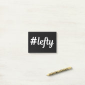 # Lefty left Hander Post-it® Notes (Op bureau)