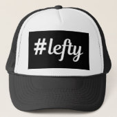 # Lefty left Hander Trucker Pet (Voorkant)