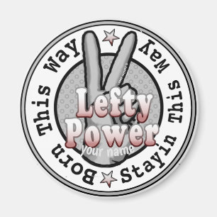Lefty Macht links Behandelde Magnet