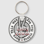 Lefty Power left Handed Sleutelhanger (Voorkant)