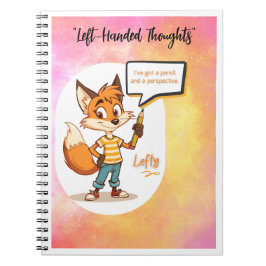 📓🦊 Lefty™ Spiraalschrift - Linkshandige Gedachte Notitieboek