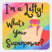 Lefty Super Power Sticker (Voorkant)
