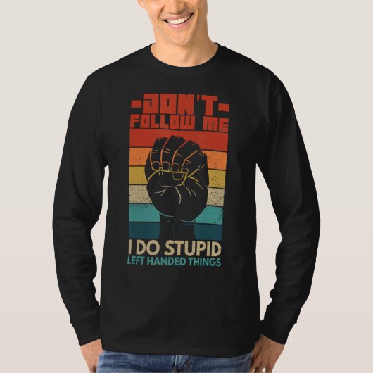 Lefty voor een linkerhand t-shirt (Voorkant)