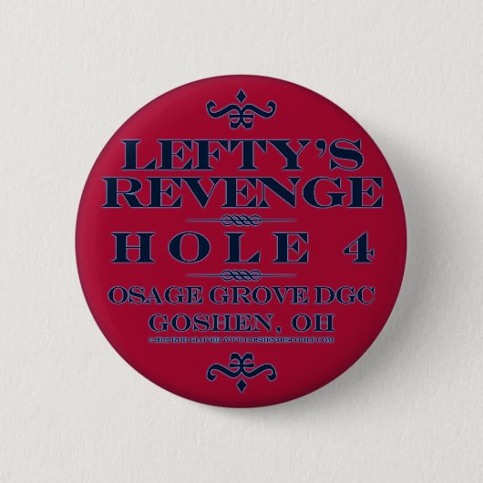 Lefty's Revenge Ronde Button 5,7 Cm (Voorkant)