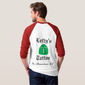 Lefty's Tattoo Co. San Francisco, CA T-shirt (Achterkant volledig)