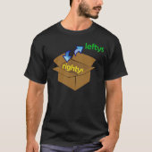 Leftys zijn buiten de doos T-Shirt (Voorkant)