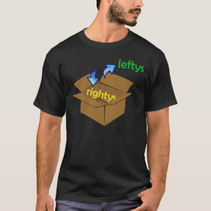 Leftys zijn buiten de doos T-Shirt