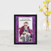 Leg dat uit aan je oma-Wenskaart Kaart (Gele Bloem)