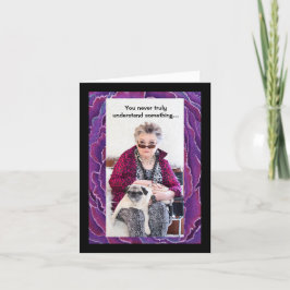 Leg dat uit aan je oma-Wenskaart Kaart