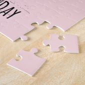 Leg Day Elegant Flamingo Fun Fitness Legpuzzel (Zijkant)