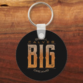 Leg Day Kleine Kalveren Grote Dromen Grappige Work Sleutelhanger (Voorkant)