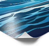 Leg de adembenemende schoonheid van een vurige zon foto afdruk (Hoek)