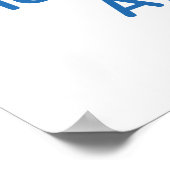 Leg de bagel neer en ga langzaam weg poster (Hoek)