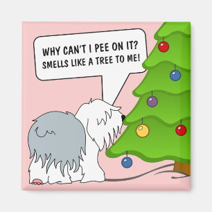 Leg de betekenis van Kerstmis nu uit aan je hond! Magneet