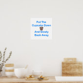 Leg de cupcake neer en ga langzaam terug poster (Keuken)