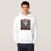 Leg de demonen neer hoodie (Voorkant volledig)