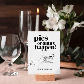 Leg de foto's van het liefdesteken vast of gebeurd poster