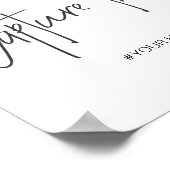 Leg de Label van de liefdesweddenschap vast Poster (Hoek)