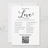 Leg de liefde die ik spion bruiloft spel met QR Kaart (Voorkant)