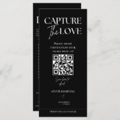 Leg de liefde foto ik spion bruiloft spel scavenge menu (Voorkant / Achterkant)