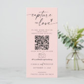 Leg de liefde foto ik spion bruiloft spel scavenge menu (Staand voorkant)