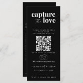 Leg de liefde foto ik spion bruiloft spel scavenge menu (Voorkant / Achterkant)